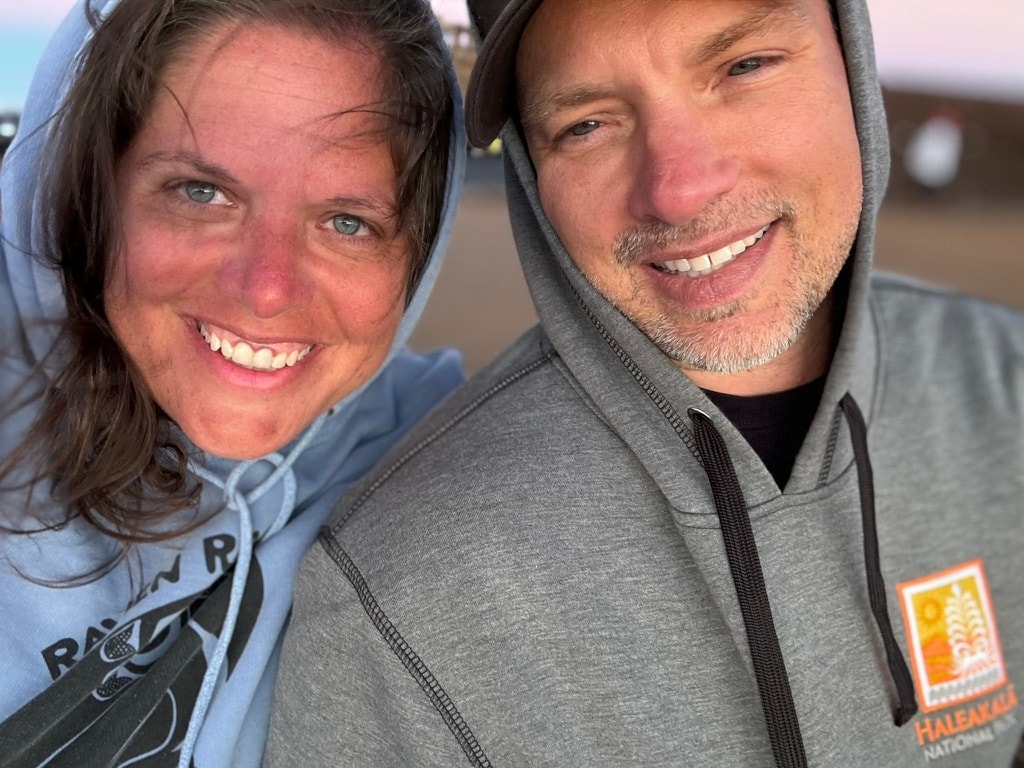 Jane and Addam Stine on an outdoor adventure